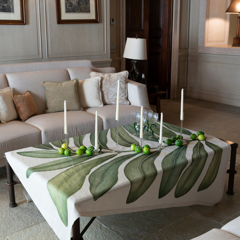Tamarindo 100% Linen Table Linens This beautifully understated range is inspired by hand-drawn botanical studies