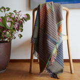 'Hertha' 100% Lambswool Basketweave Throw