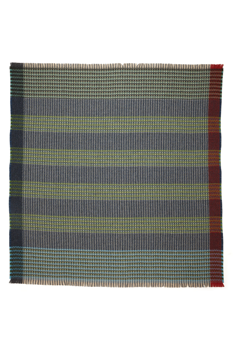 'Everglade' 100% Shetland Wool Throw