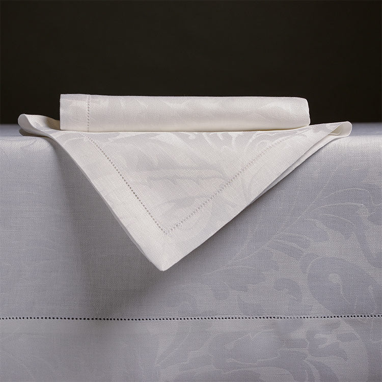 Coffret de 2 serviettes en lin Jacquard Rc