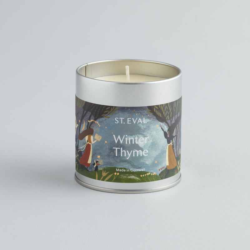 'Christmas' Candle in Decorative Tin