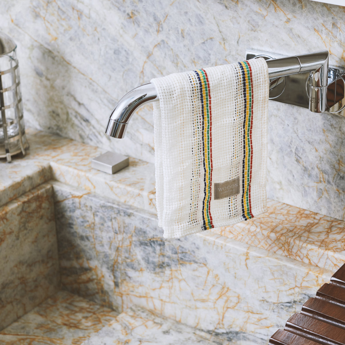 Torchons Woods Famous 100 % lin