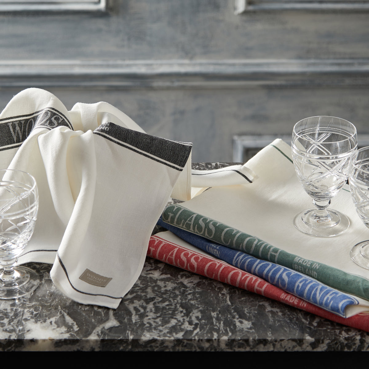 Woods Fine Irish Linen Glass Cloth