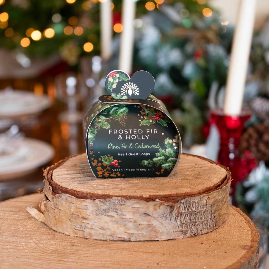 Christmas Tidings Gift Set of Heart Shaped Soaps