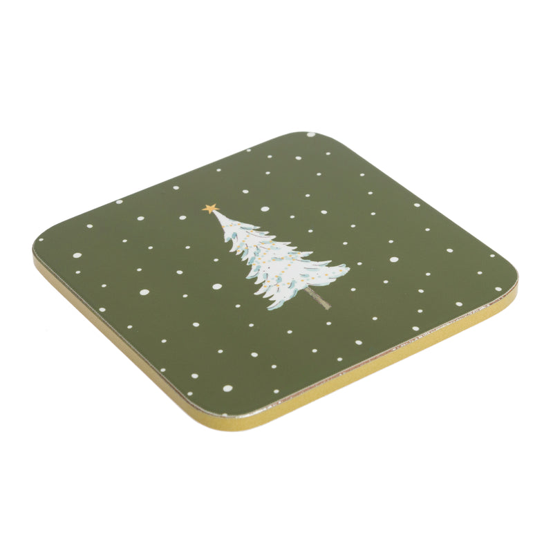 'Festive Forest' Cotton Table Linen & Coaster Collection