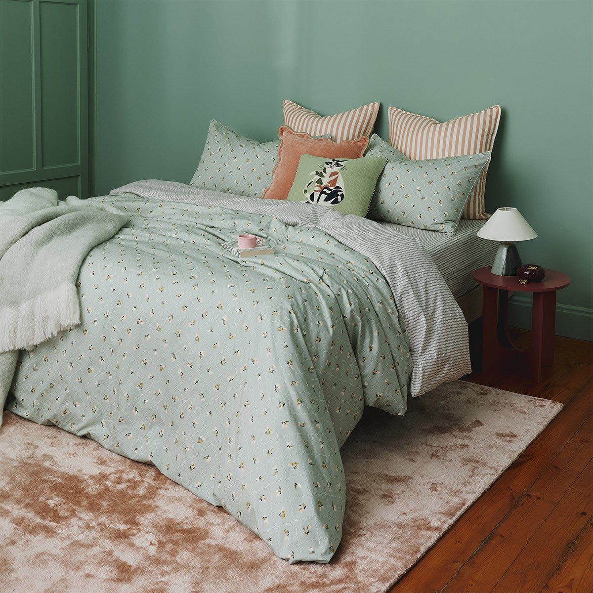 Desforges Bergamote Cotton Bed Linen