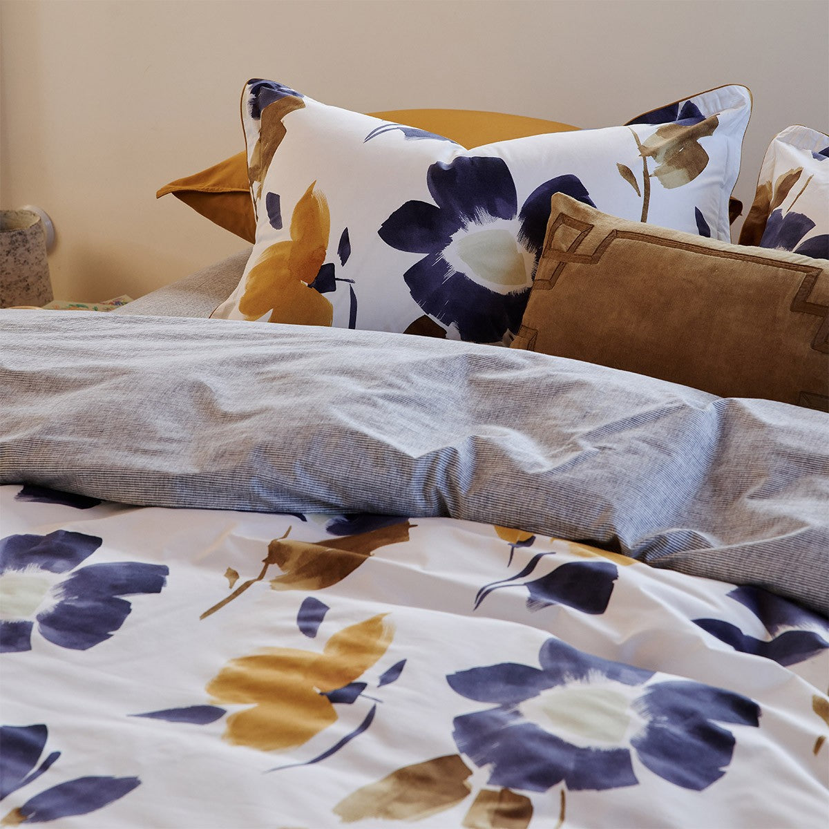 Desforges Heure bleue Cotton Bed Linen