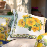 100% Linen 'Floral' Decorative Cushion Collection