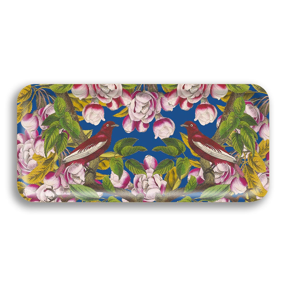 Ruby Birds Birchwood Small Narrow Trays