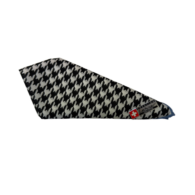 Lehner Houndstooth Design Ladies Handkerchief