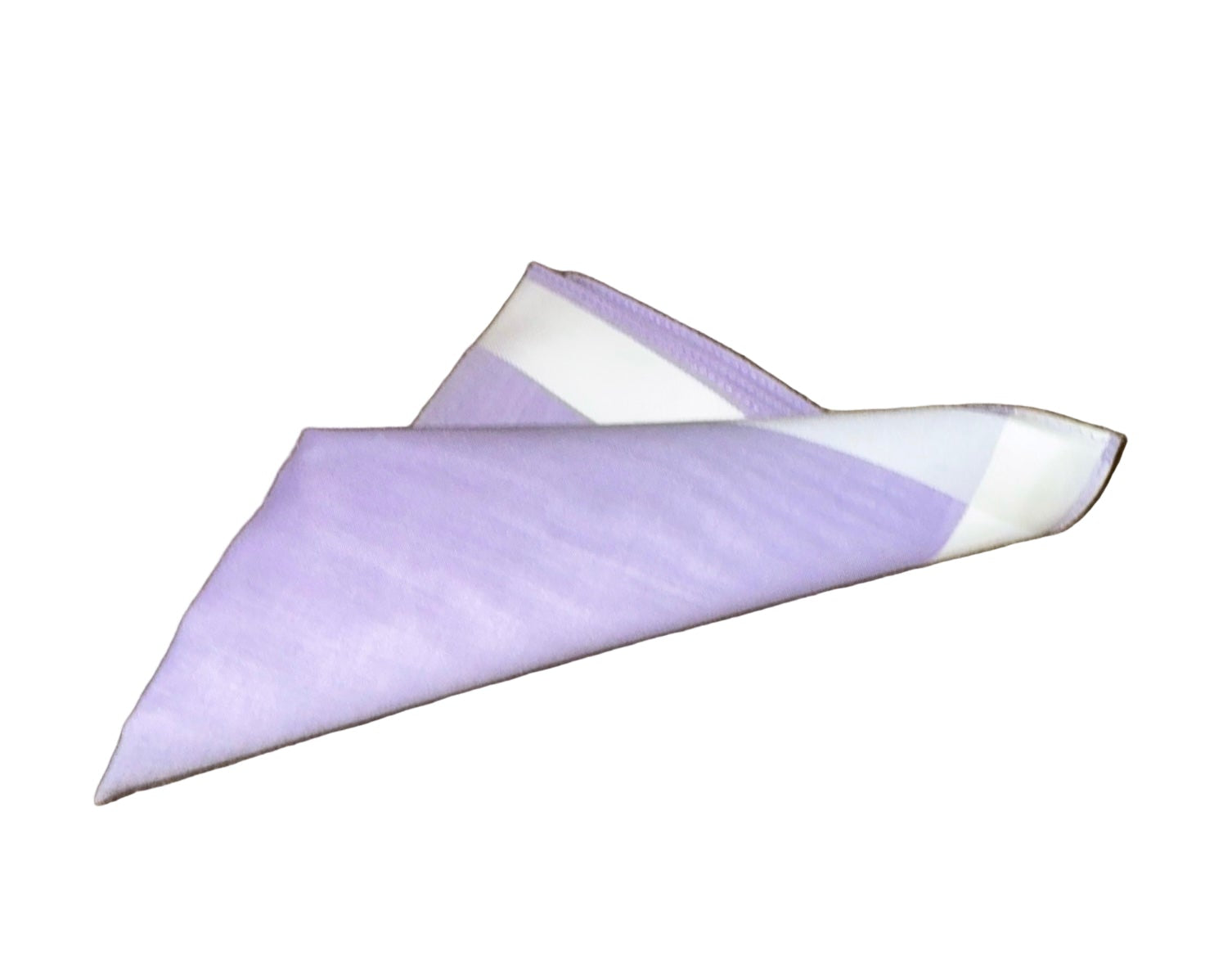 Lehner Ladies Swiss Cotton Handkerchief - White Border