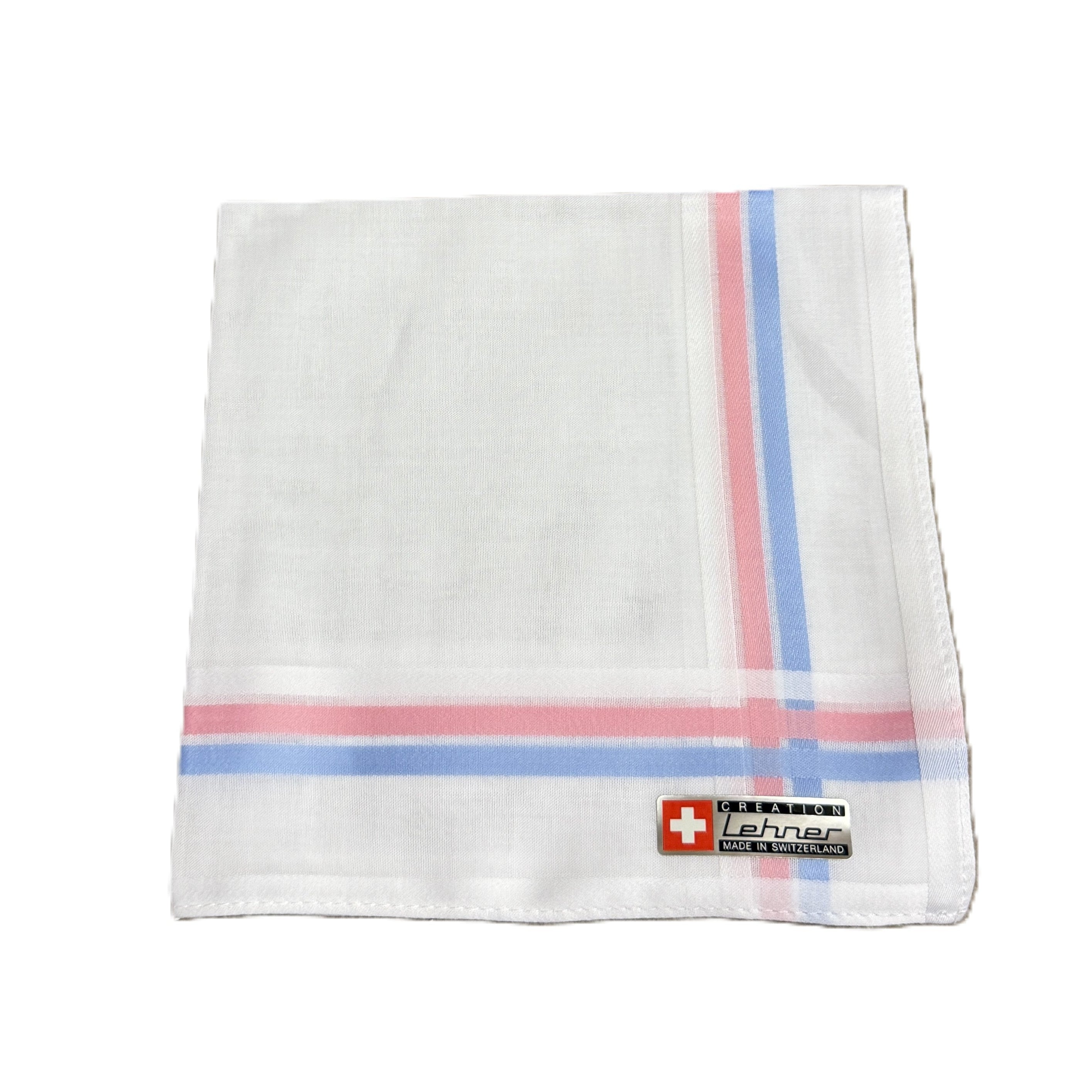 Lehner Ladies Swiss Cotton Handkerchiefs - Triple Border