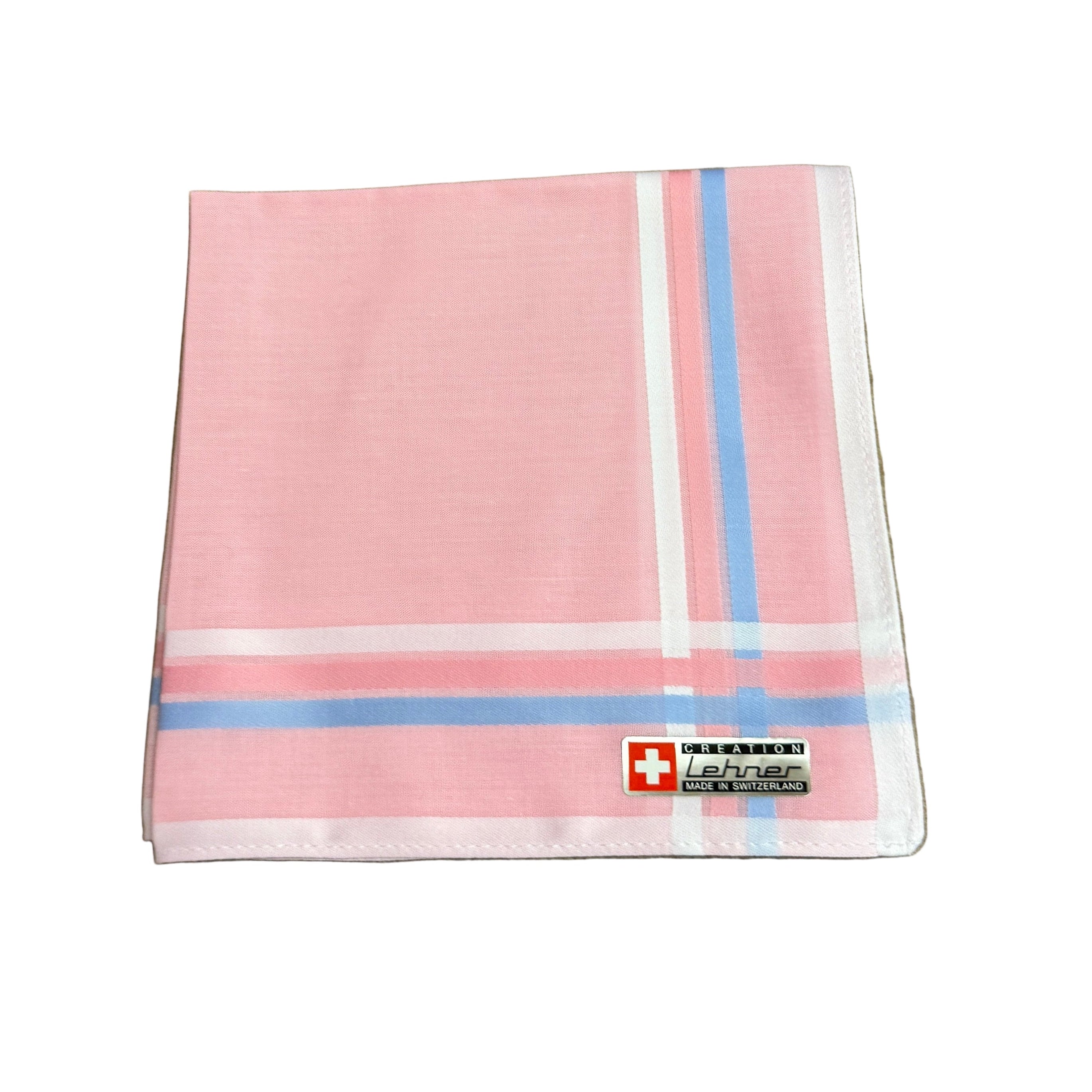 Lehner Ladies Swiss Cotton Handkerchiefs - Triple Border