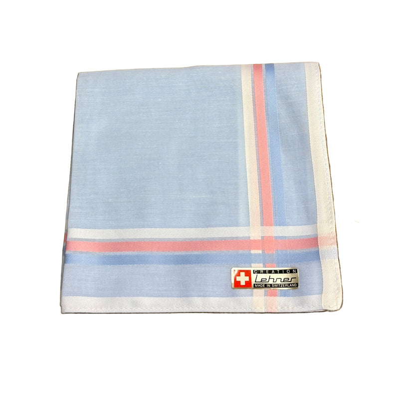 Lehner Ladies Swiss Cotton Handkerchiefs - Triple Border