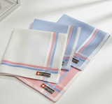 Lehner Ladies Swiss Cotton Handkerchiefs - Triple Border