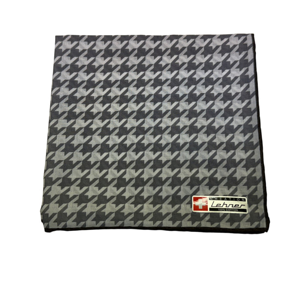 Lehner Houndstooth Design Ladies Handkerchief