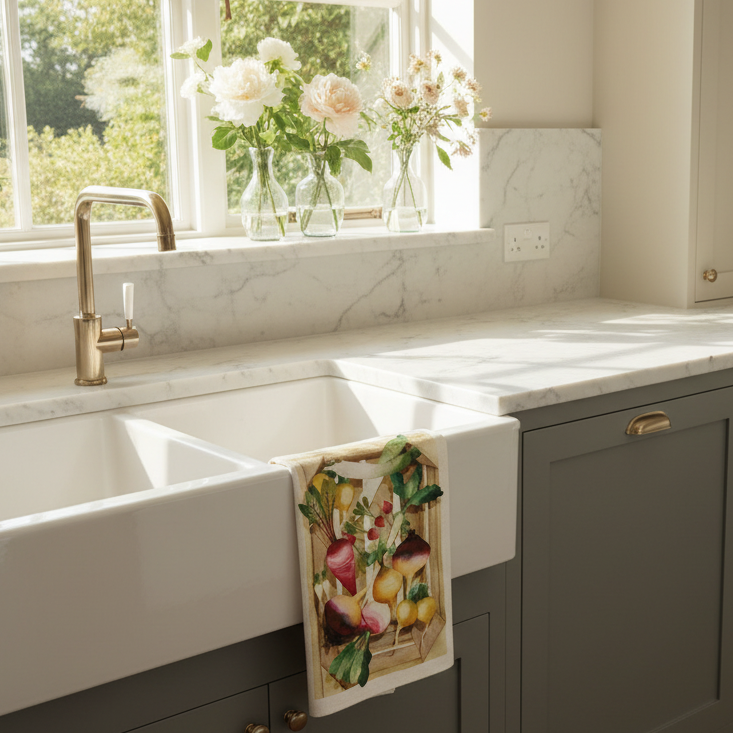 Potager Linen Tea Towels