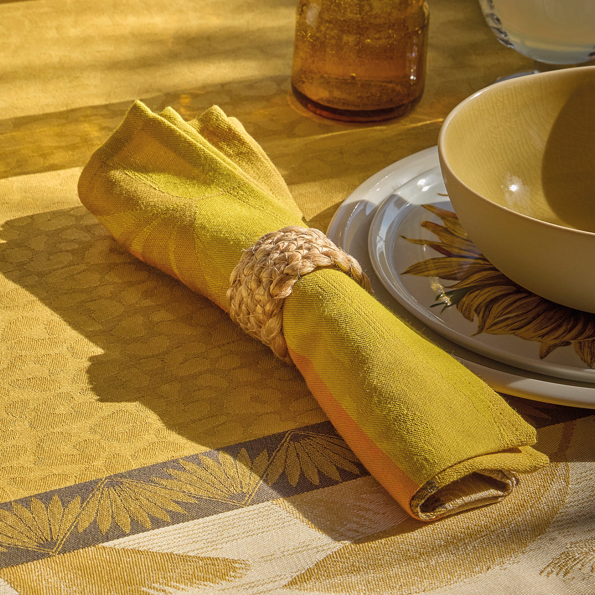 Gold brocade Table runner 