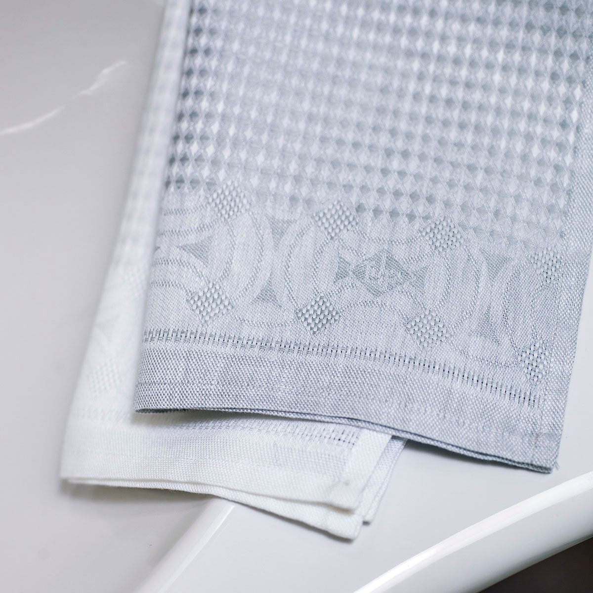 Lula Pure Linen Honeycomb Towels