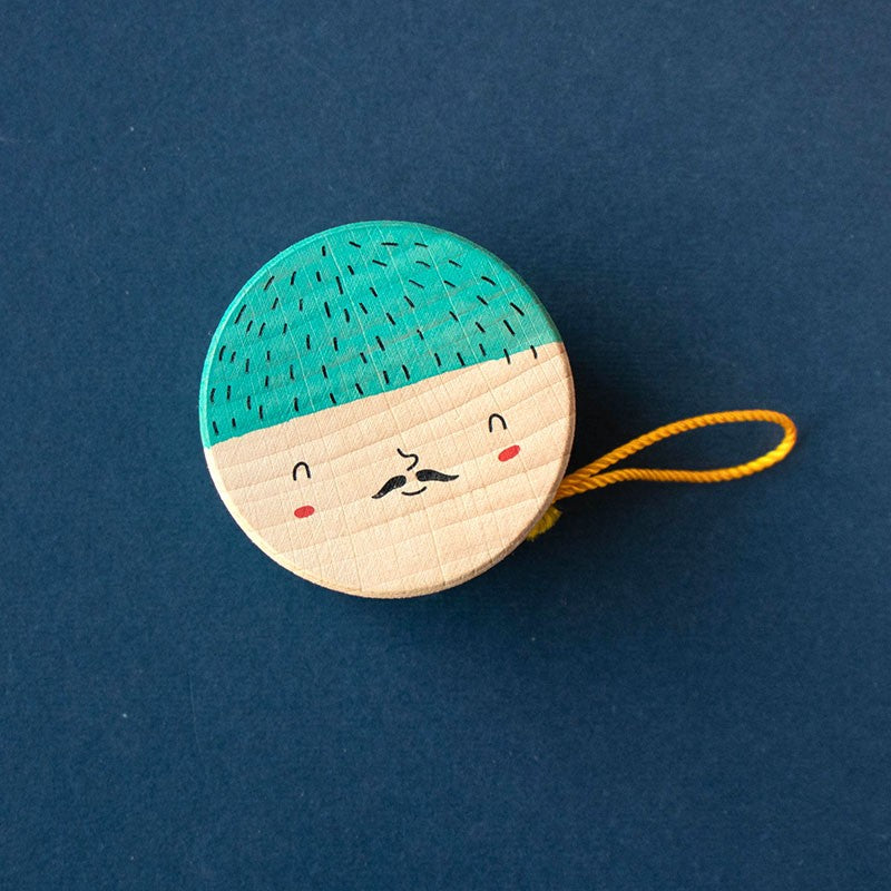 Best Friends Moustache Wooden Yo-Yo