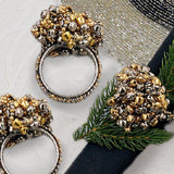 Decorative Jewelled Festive Napkin Ring