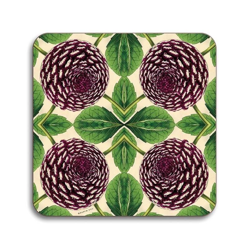 Purple Dahlia Coaster