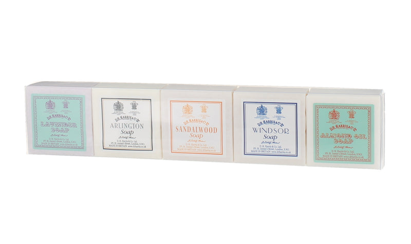 D.R. Harris Guest Soaps (Assorted Pack, Set of 5)