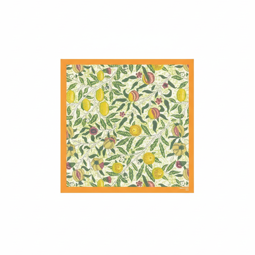 Ladies Silk & Cotton Handkerchief - William Morris Fruit