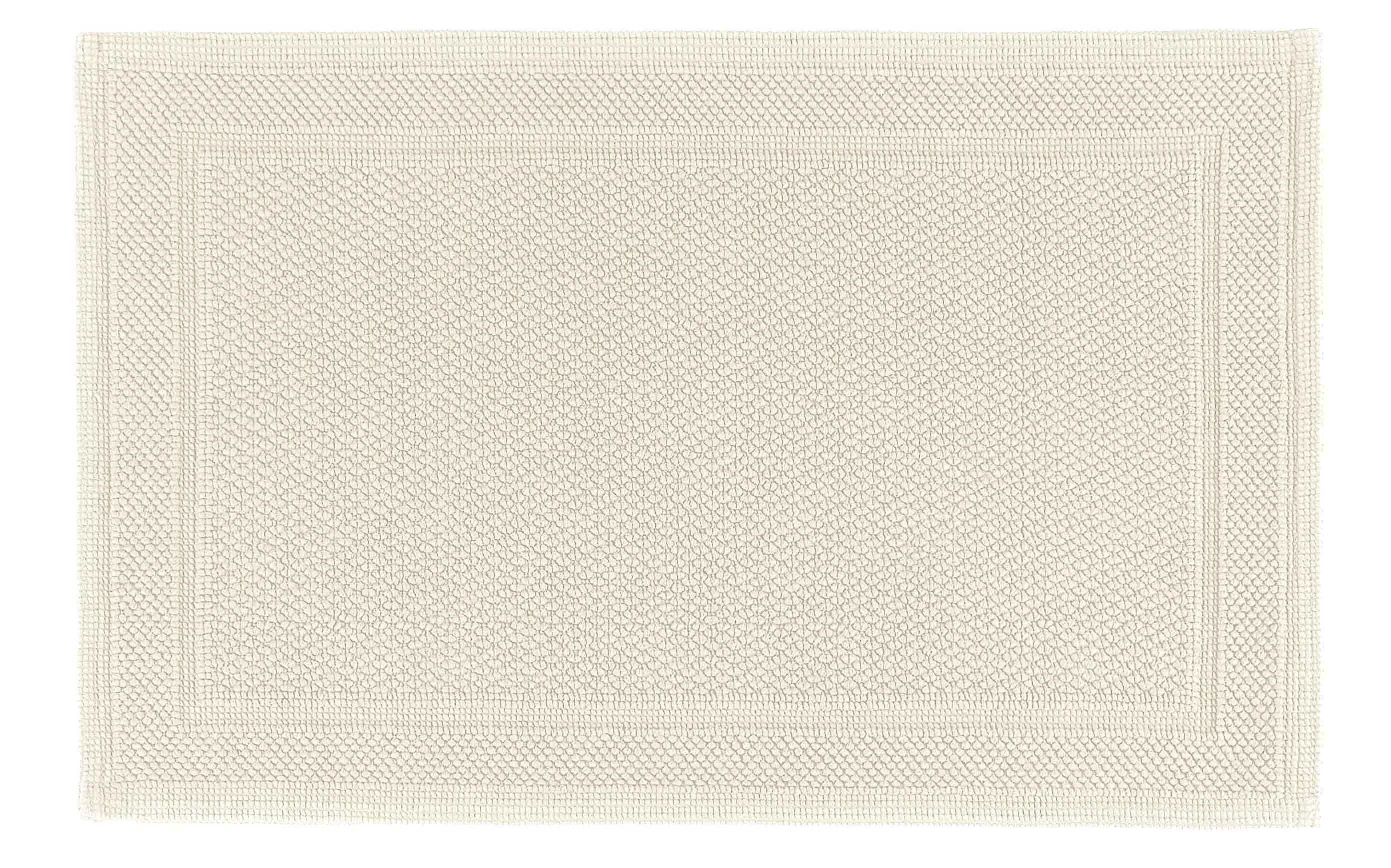 Tapis de bain en coton gaufré à motif d'abeilles