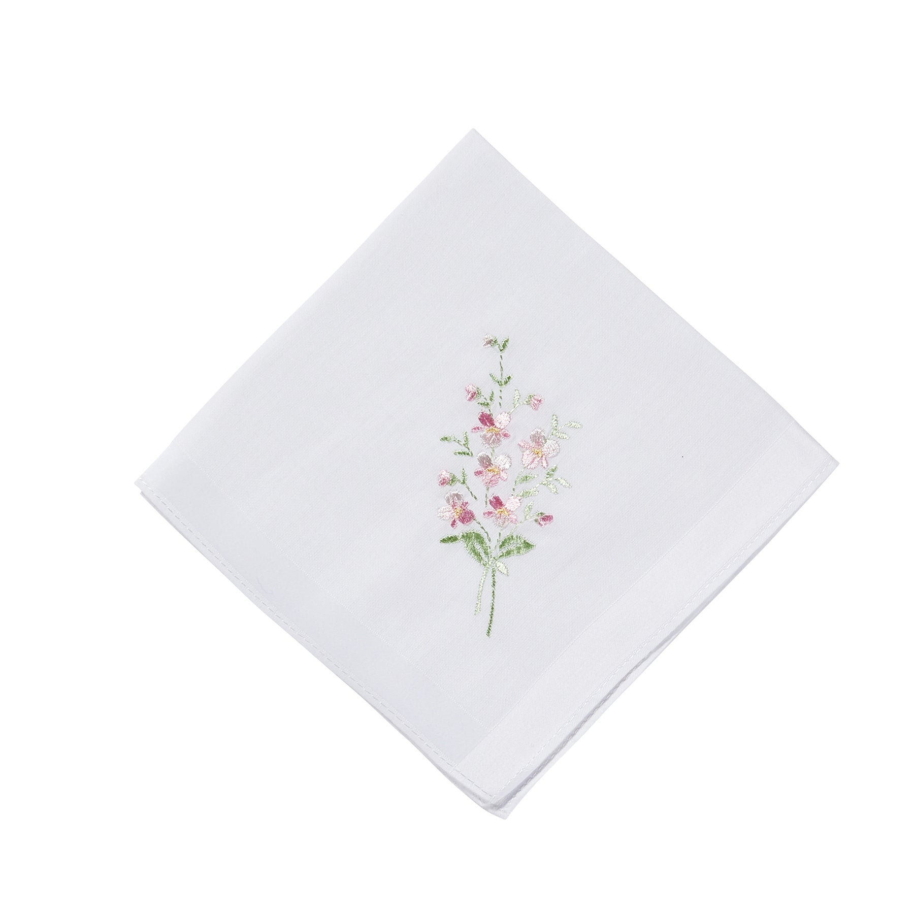 Ladies Cotton Handkerchiefs - Floral Bunches