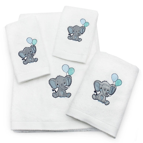 Children's Bertie Elephant Cotton Towel Collection