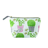 Cactus & Bird Cosmetic Bag Small