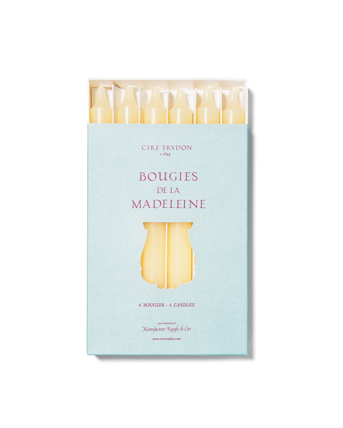 Trudon 'Madeleine' Candles (Unscented)
