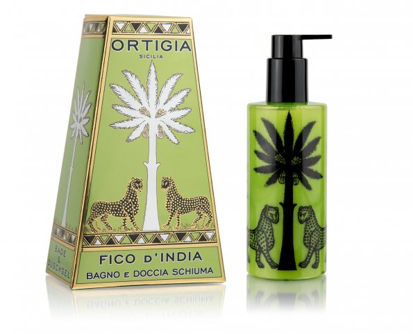 Ortigia Fico D'India Bath & Shower Gel 250ml with box
