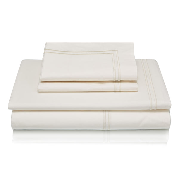 Frette Hotel Cotton Double Cream Flat Top Sheet - HALF PRICE