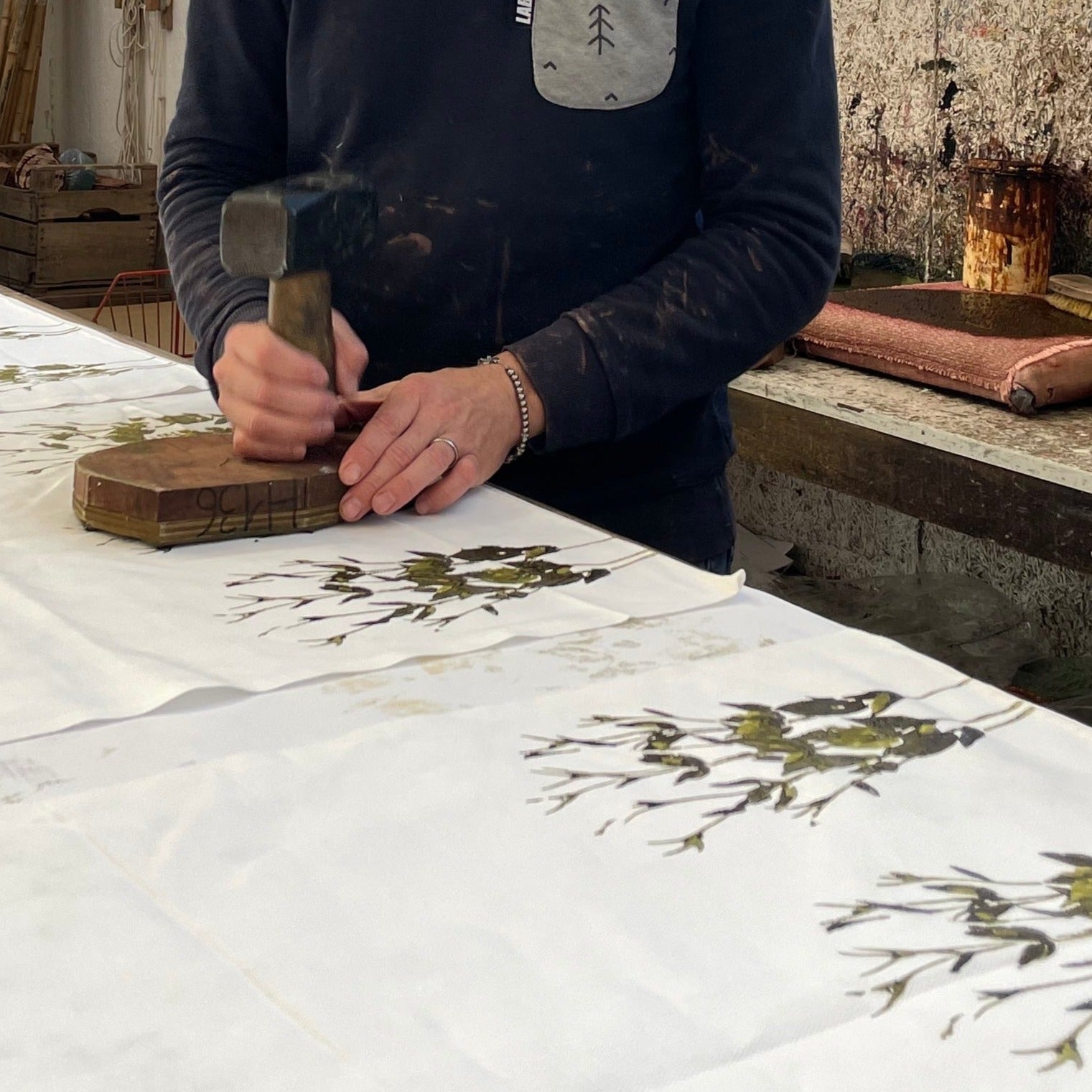 Fiore Caterina 100% Linen Table Linens