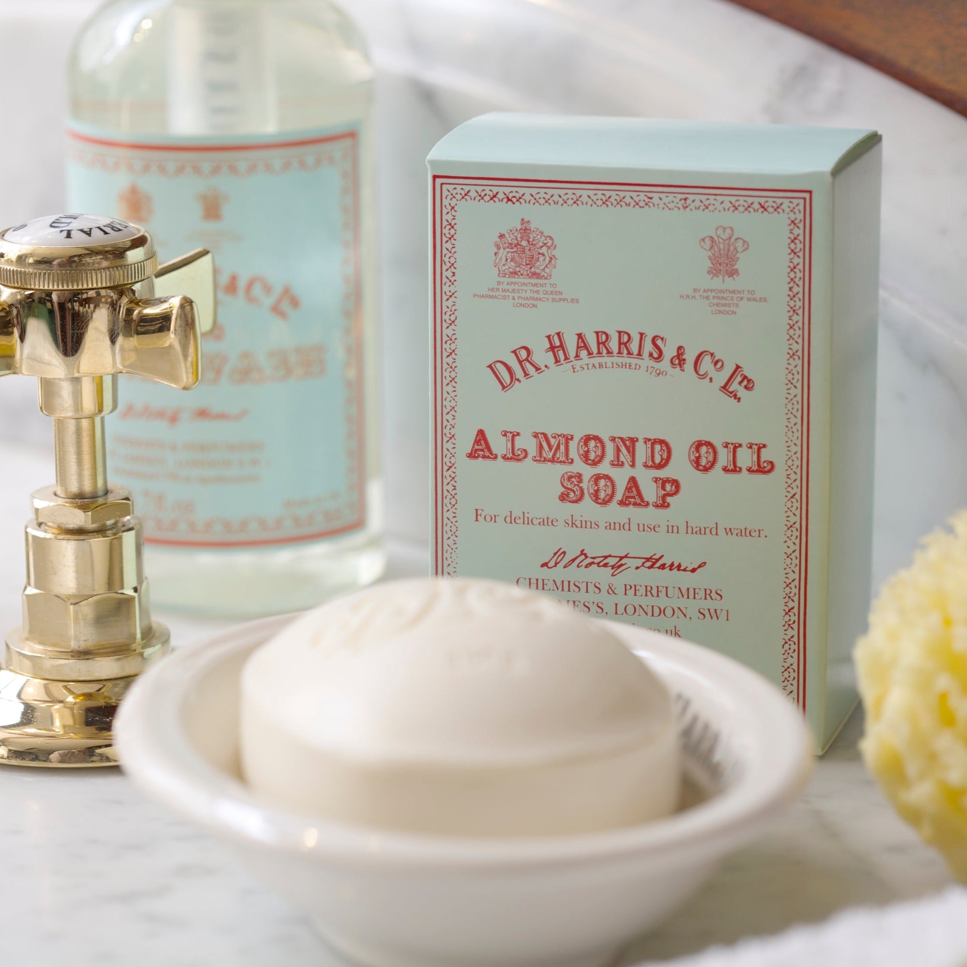 D R Harris Almond Oil Soap Bar