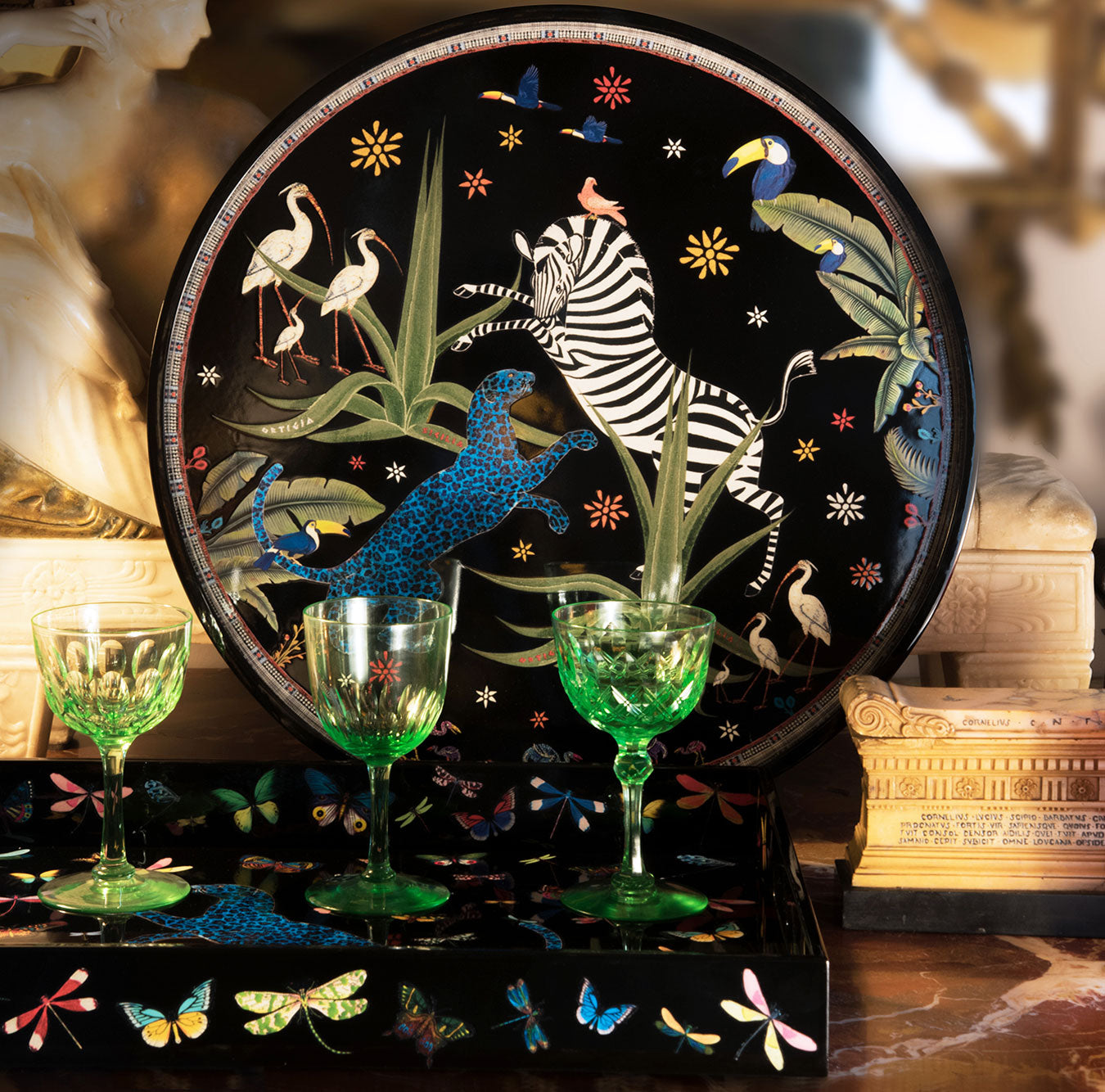 Ortigia Jungle Round Tray