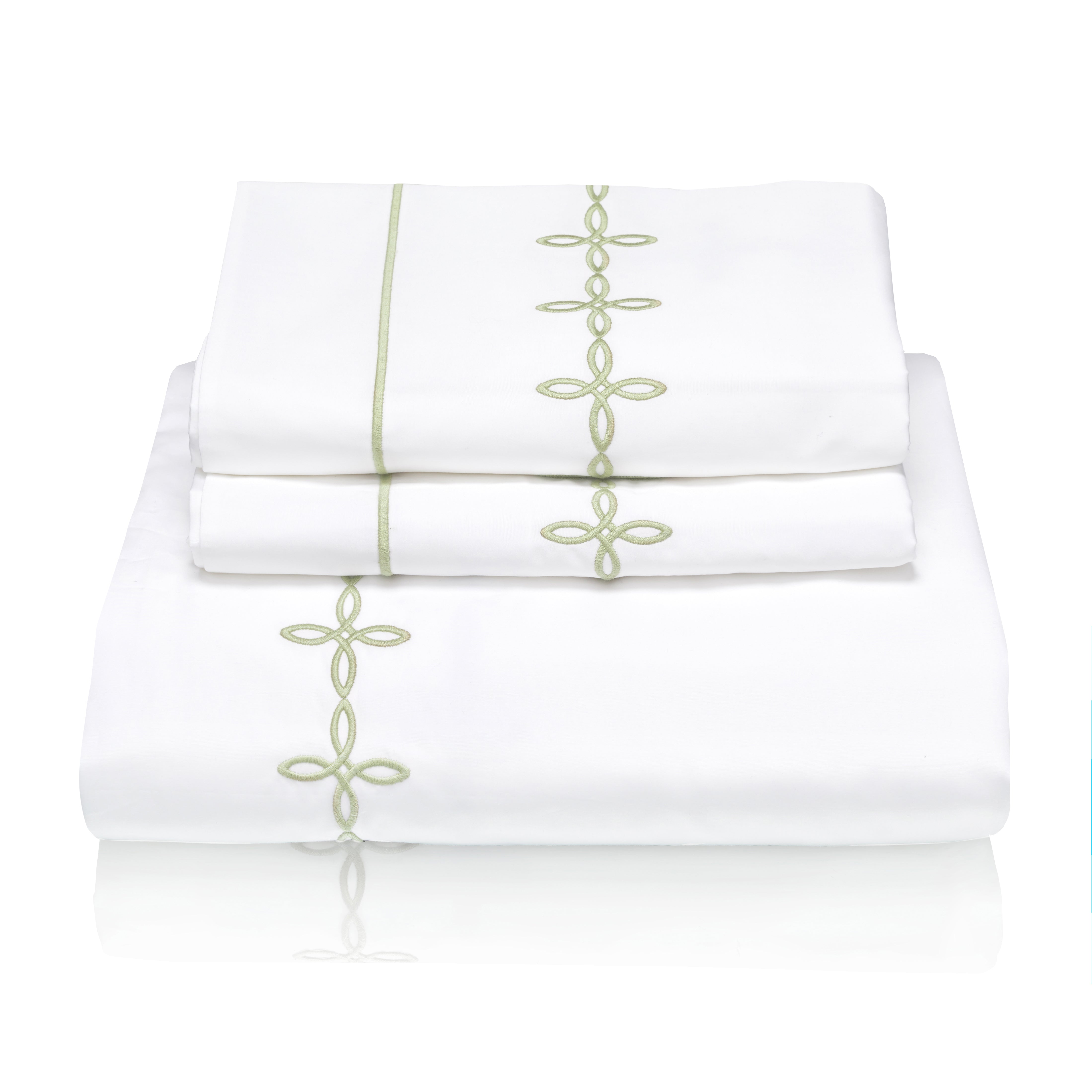 Woods Foglia Superfine Egyptian Cotton Bed Linens (Verde)