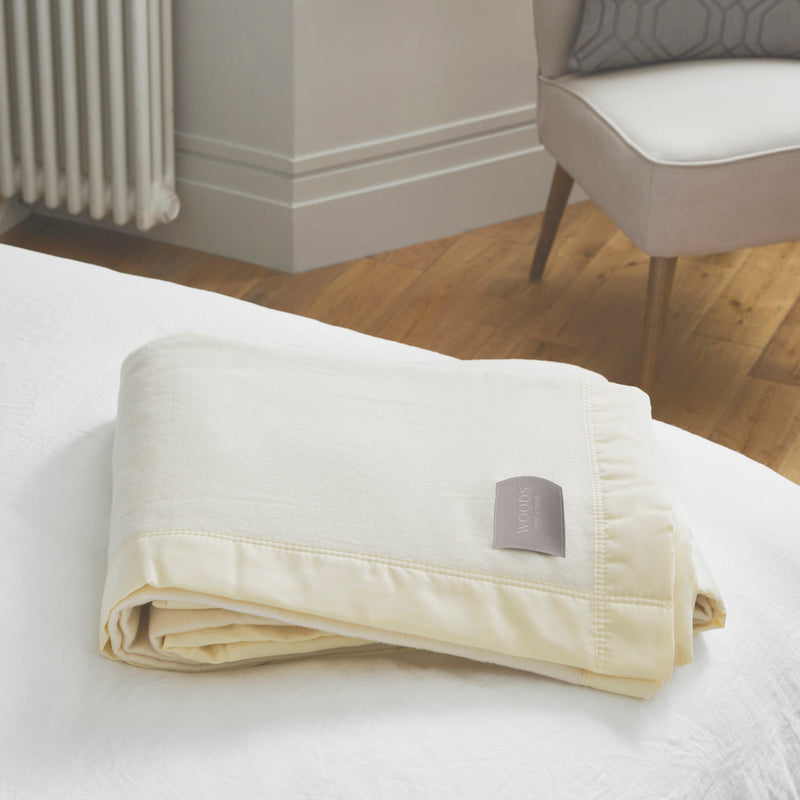 Woods Lambswool Cashmere Luxury Blanket Woods Fine Linens