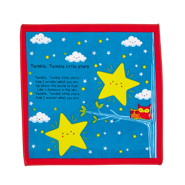 Twinkle Twinkle Little Star' Blue Children's Handkerchief