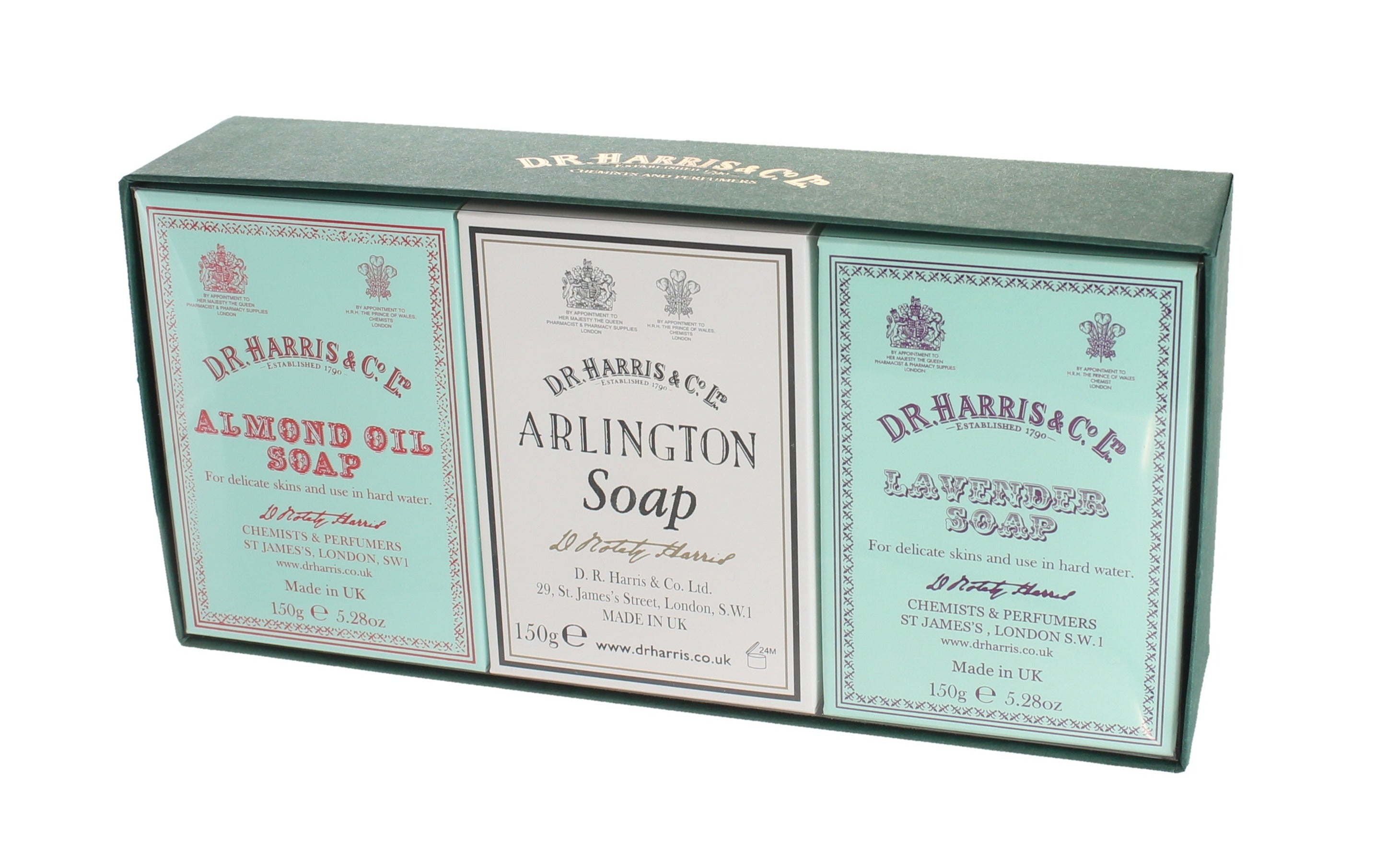 D R Harris Trio Soap (Set of 3)