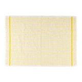 Terry Checked Tea Towel - Yellow check