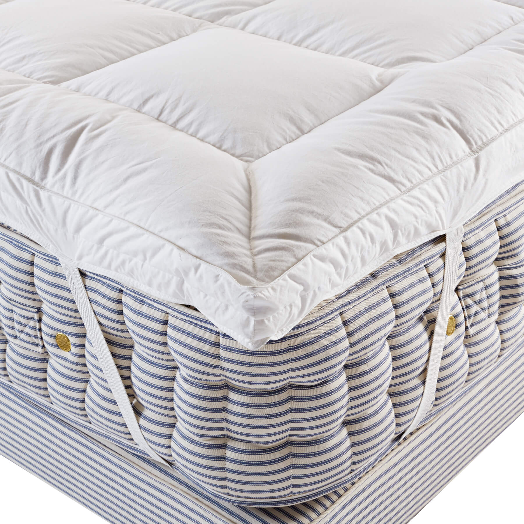 Surmatelas de luxe en duvet et plumes Woods