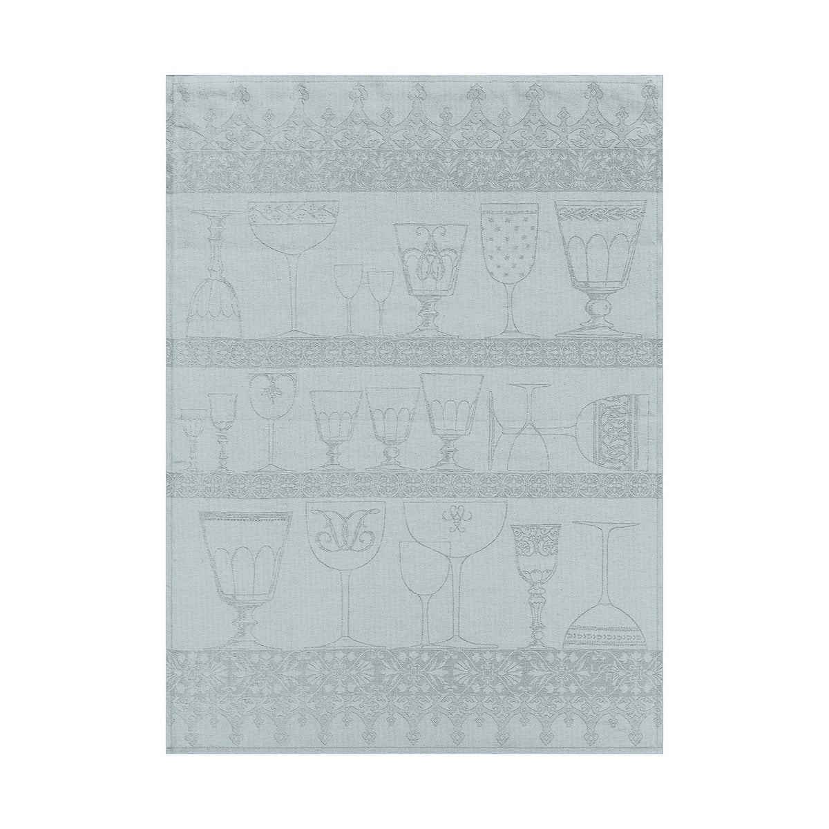 Cristal Grey (Mist) Linen Tea Towel