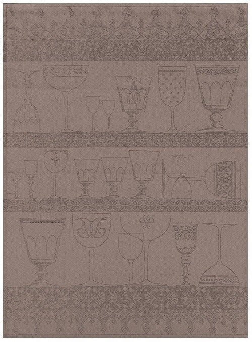 Cristal Black Pepper Linen Tea Towel