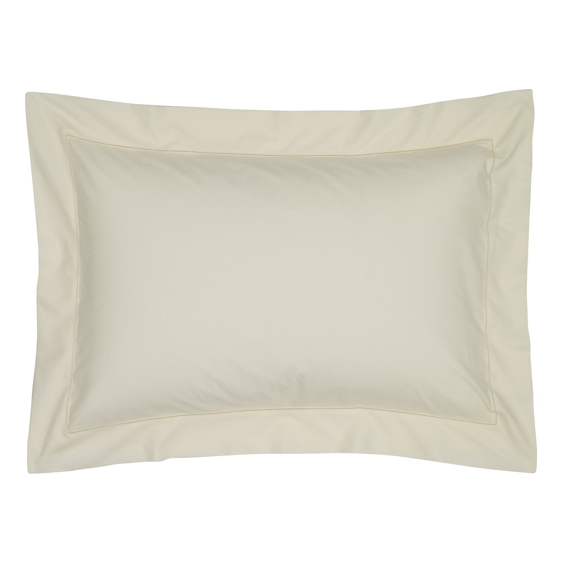 Graziano Hem Stitch Egyptian Cotton Oxford Pillowcase Cream
