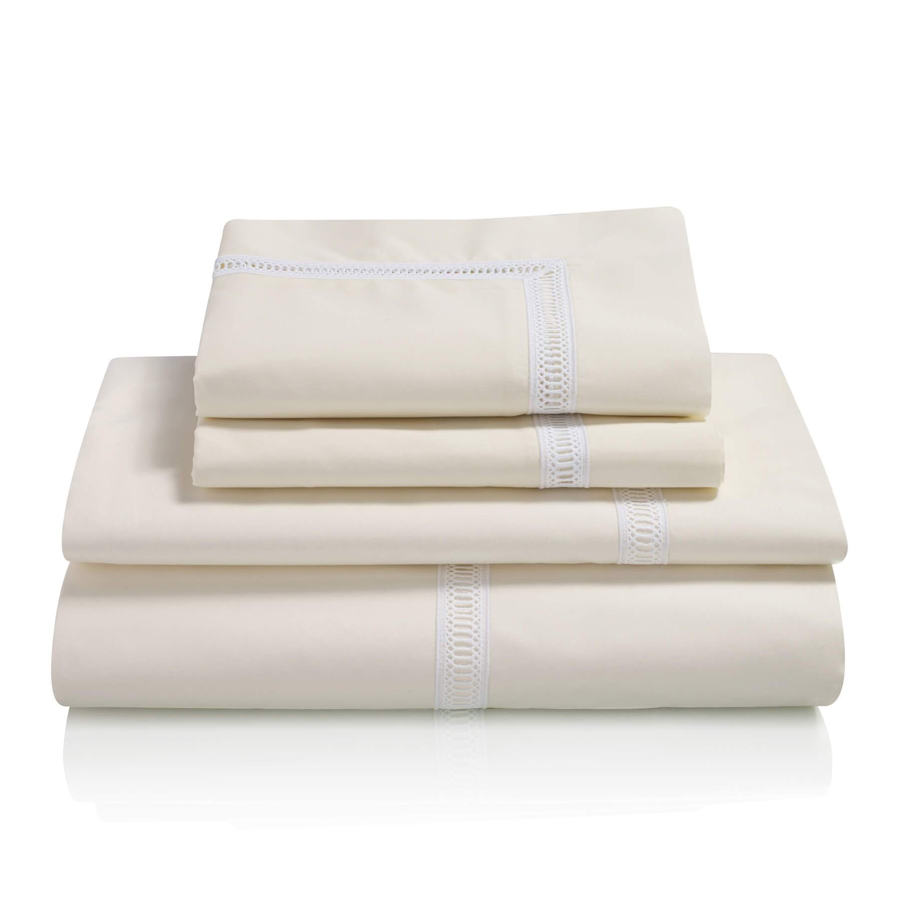 Graziano Notre Dame Egyptian Cotton Bed Linen Collection Cream