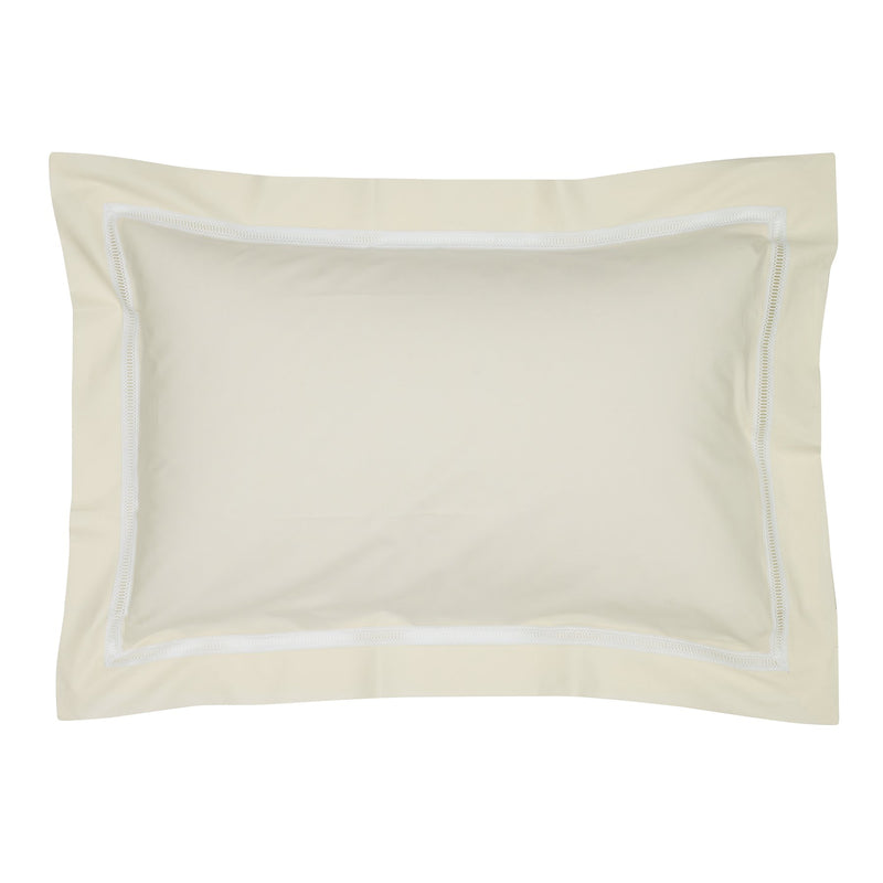 Graziano Notre Dame Egyptian Cotton Cream Oxford Pillowcase