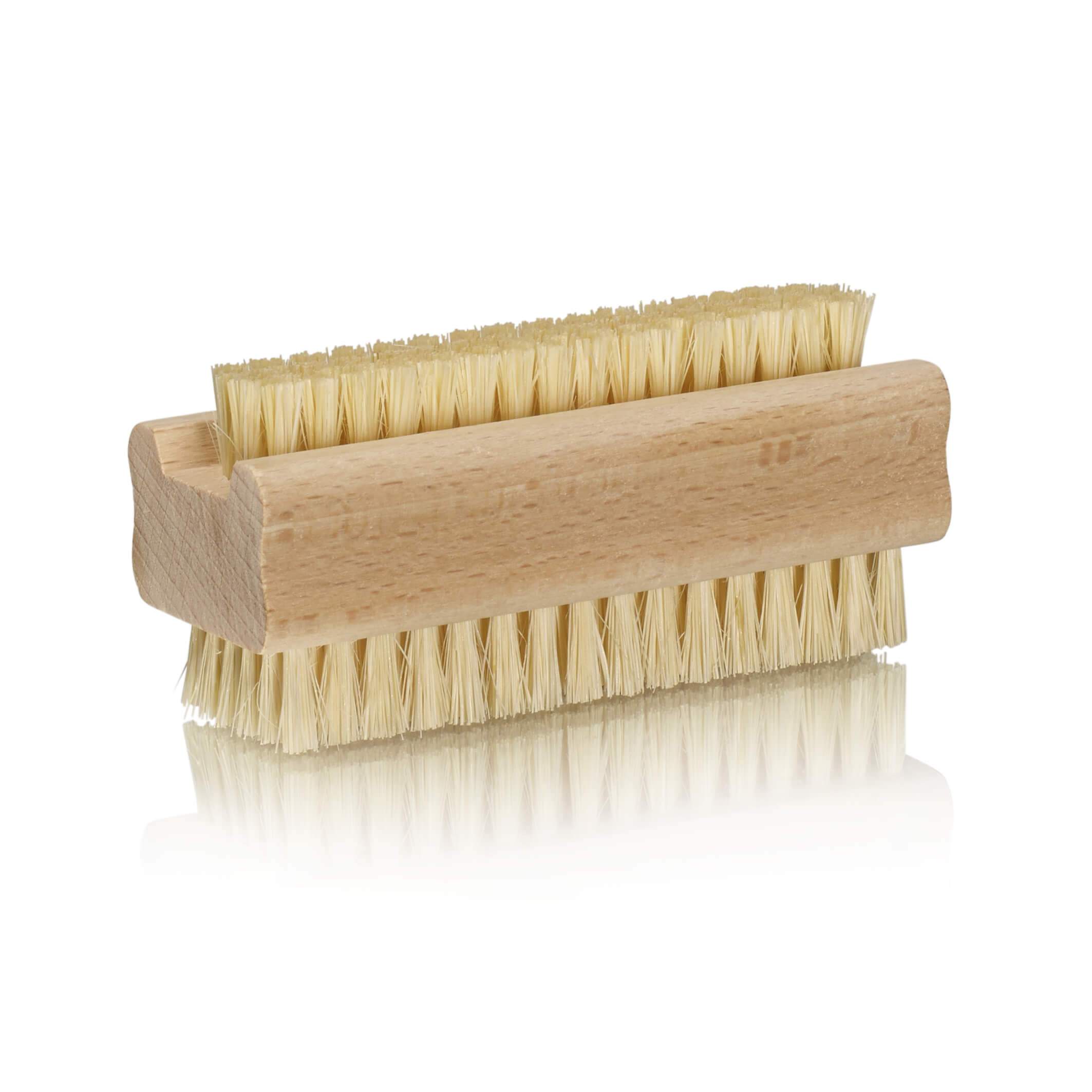 Ash Wood Tampico Fibre Double Sided Nail Brush